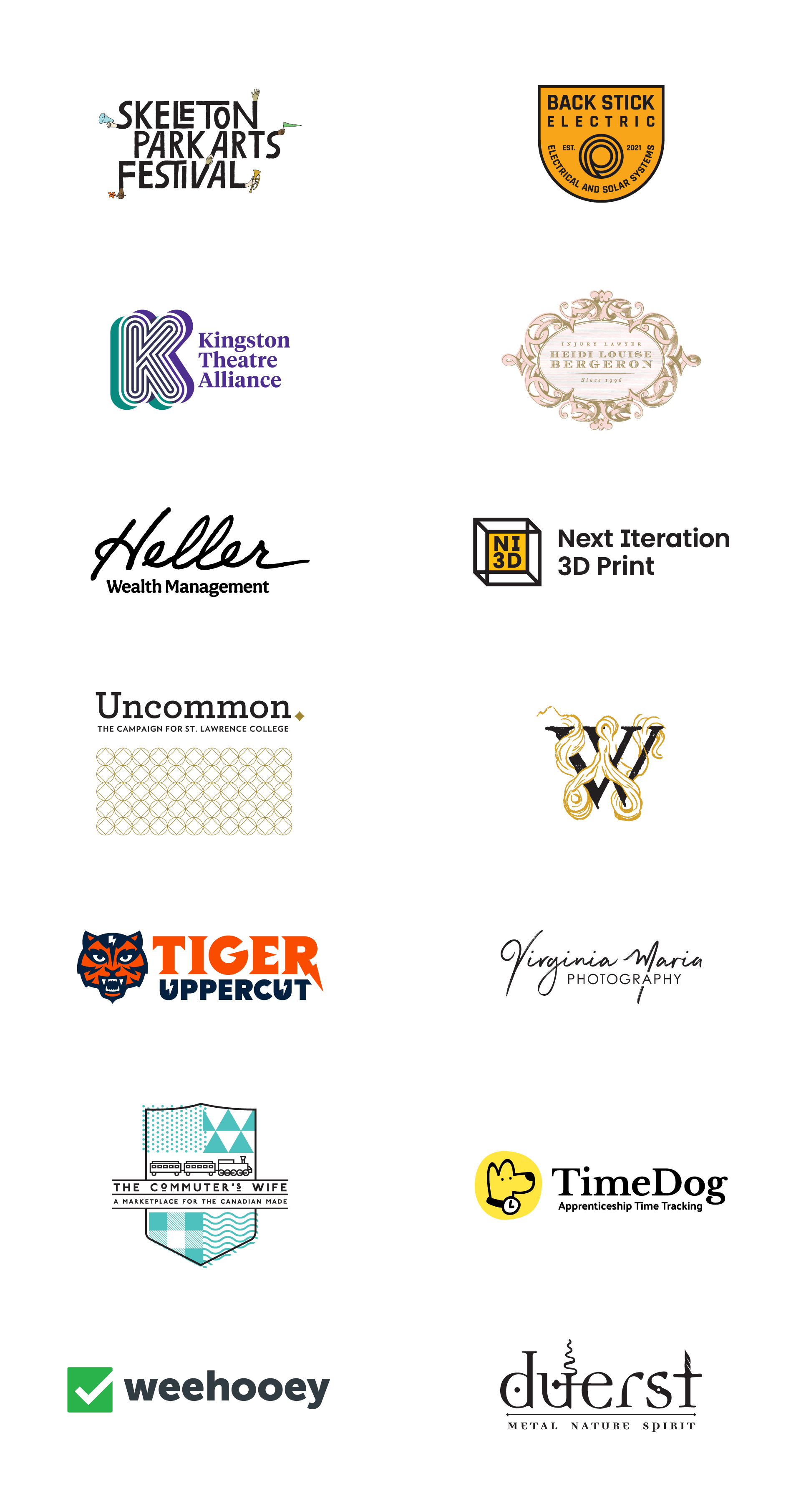 A collection of logos